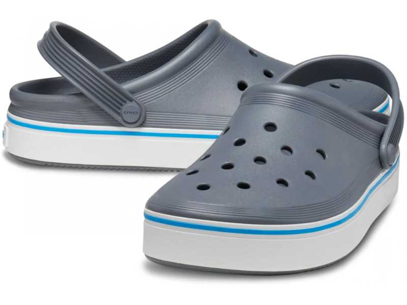 Charcoal Crocs bring a polished vibe to men (Source: mussalains)