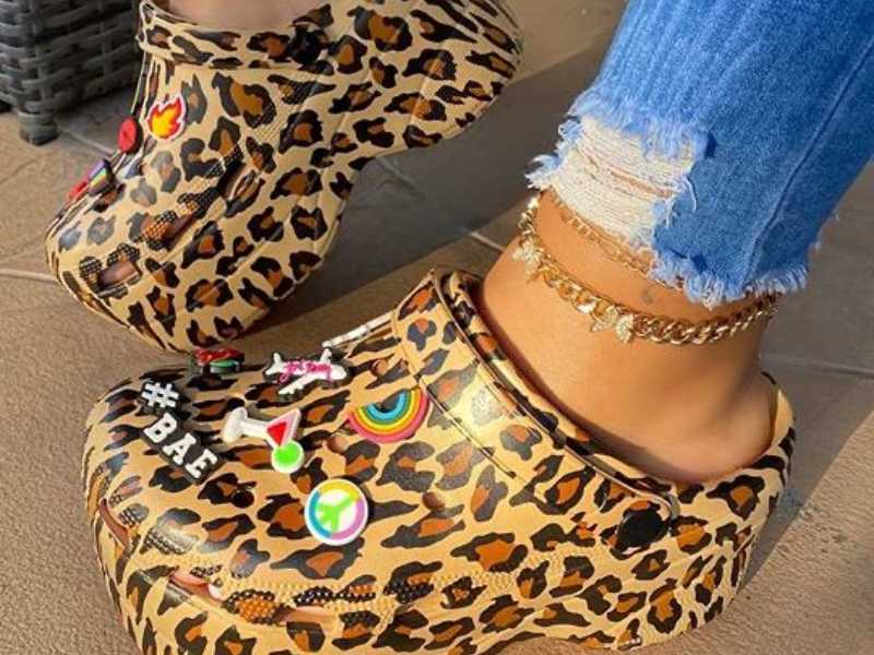 Leopard Print Crocs will level up your style! (Source: Trader Magazine)
