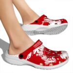 Wisconsin Badgers Splatter Graphics Crocs Best selling