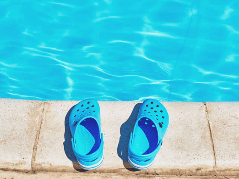 When engaging in wet or water-based activities, take Crocs