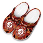 Alabama Crimson Tide Autumn Leaves Crocs Fashion forward
