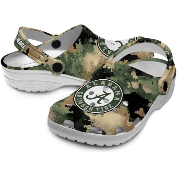 Alabama Crimson Tide Camouflage Craze Crocs Premium grade