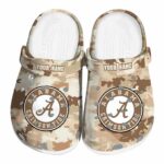 Alabama Crimson Tide Desert Camo Crocs Fashion forward
