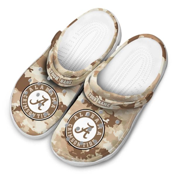 Alabama Crimson Tide Desert Camo Crocs Top rated
