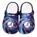 Alabama Crimson Tide Galaxy Swirl Crocs Fashion forward