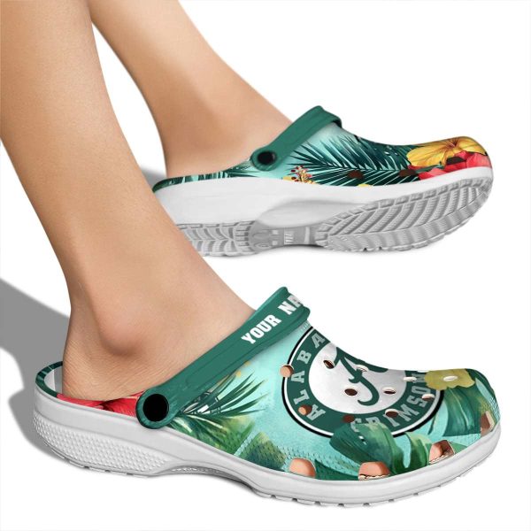 Alabama Crimson Tide Tropical Vibes Crocs New Arrival