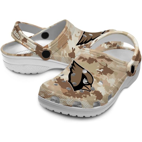 Arizona Cardinals Desert Camo Crocs Premium grade