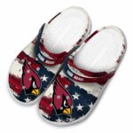 Arizona Cardinals Patriotic Stripes Crocs Fashion forward