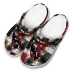 Arizona Cardinals Plaid Fusion Crocs Fashion forward