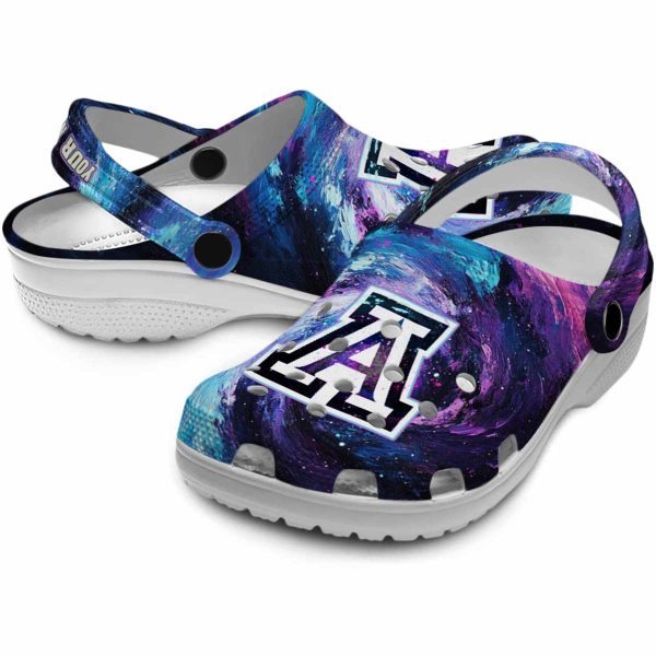 Arizona Wildcats Galaxy Swirl Crocs Premium grade