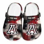 Arizona Wildcats Plaid Fusion Crocs Fashion forward