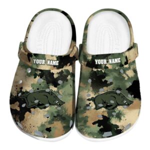 Arkansas Razorbacks Camouflage Craze Crocs Fashion forward