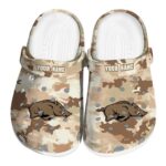 Arkansas Razorbacks Desert Camo Clog 1 Arkansas Razorbacks Desert Camo Crocs Fashion forward