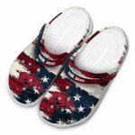 Arkansas Razorbacks Patriotic Stripes Crocs Fashion forward