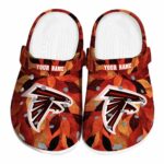Atlanta Falcons Autumn Leaves Crocs Fashion forward