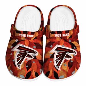 Atlanta Falcons Autumn Leaves Crocs Fashion forward