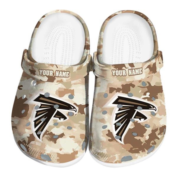 Atlanta Falcons Desert Camo Crocs Fashion forward