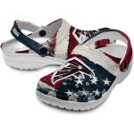 Atlanta Falcons Patriotic Stripes Crocs Premium grade