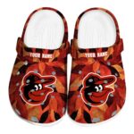 Baltimore Orioles Autumn Leaves Crocs Fashion forward