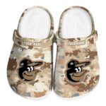 Baltimore Orioles Desert Camo Crocs Fashion forward