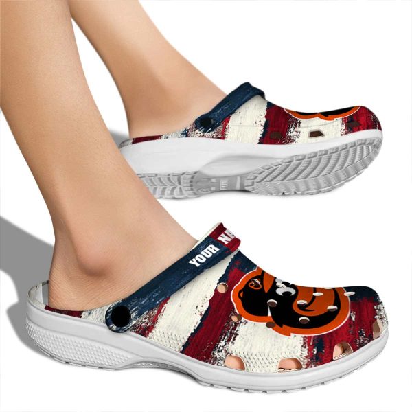 Baltimore Orioles Patriotic Stripes Crocs New Arrival