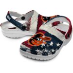 Baltimore Orioles Patriotic Stripes Crocs Fashion forward