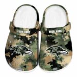 Baltimore Ravens Camouflage Craze Crocs Fashion forward