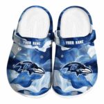 Baltimore Ravens Ocean Waves Crocs Fashion forward