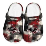 Baltimore Ravens Plaid Fusion Crocs Fashion forward