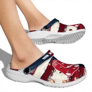 Boston Red Sox Patriotic Stripes Crocs New Arrival