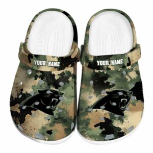 Carolina Panthers Camouflage Craze Crocs Fashion forward