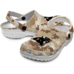 Carolina Panthers Desert Camo Crocs Fashion forward