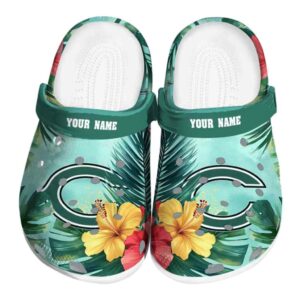 Chicago Bears Tropical Vibes Crocs Fashion forward