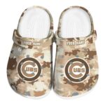 Chicago Cubs Desert Camo Crocs Fashion forward