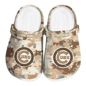 Chicago Cubs Desert Camo Crocs Fashion forward