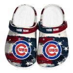 Chicago Cubs Patriotic Stripes Crocs Fashion forward