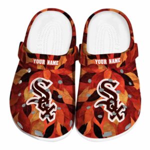 Chicago White Sox Autumn Leaves Crocs Fashion forward