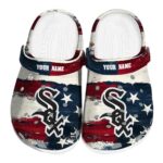 Chicago White Sox Patriotic Stripes Crocs Fashion forward