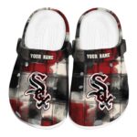 Chicago White Sox Plaid Fusion Crocs Fashion forward