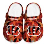 Cincinnati Bengals Autumn Leaves Crocs Fashion forward