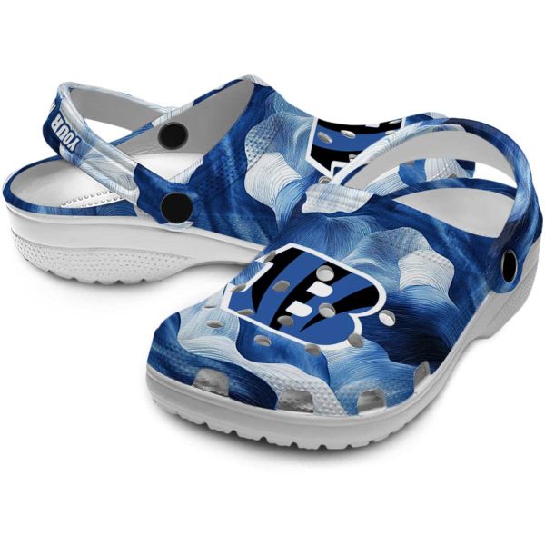 Cincinnati Bengals Ocean Waves Crocs Premium grade