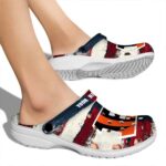 Cincinnati Bengals Patriotic Stripes Crocs Fashion forward