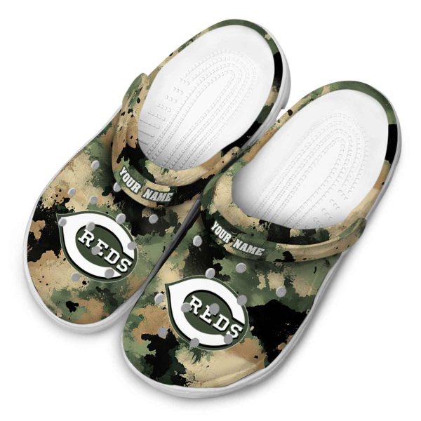 Cincinnati Reds Camouflage Craze Crocs Top rated