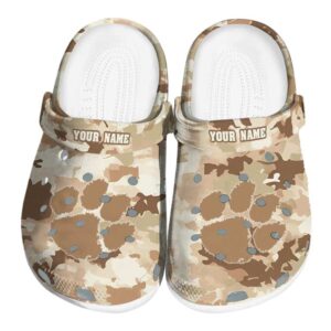 Clemson Tigers Desert Camo Crocs Fashion forward
