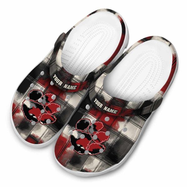 Clemson Tigers Plaid Fusion Crocs Top rated
