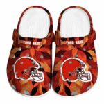 Cleveland Browns Autumn Leaves Crocs Fashion forward