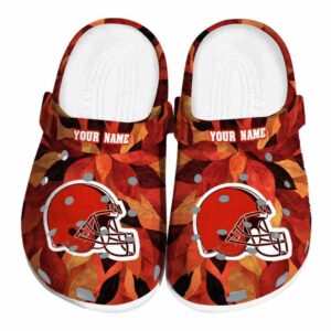 Cleveland Browns Autumn Leaves Crocs Fashion forward