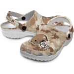 Cleveland Browns Desert Camo Crocs Fashion forward