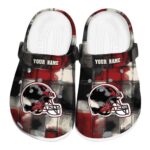 Cleveland Browns Plaid Fusion Clog 1 Cleveland Browns Plaid Fusion Crocs Fashion forward