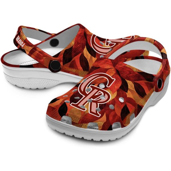 Colorado Rockies Autumn Leaves Crocs Premium grade